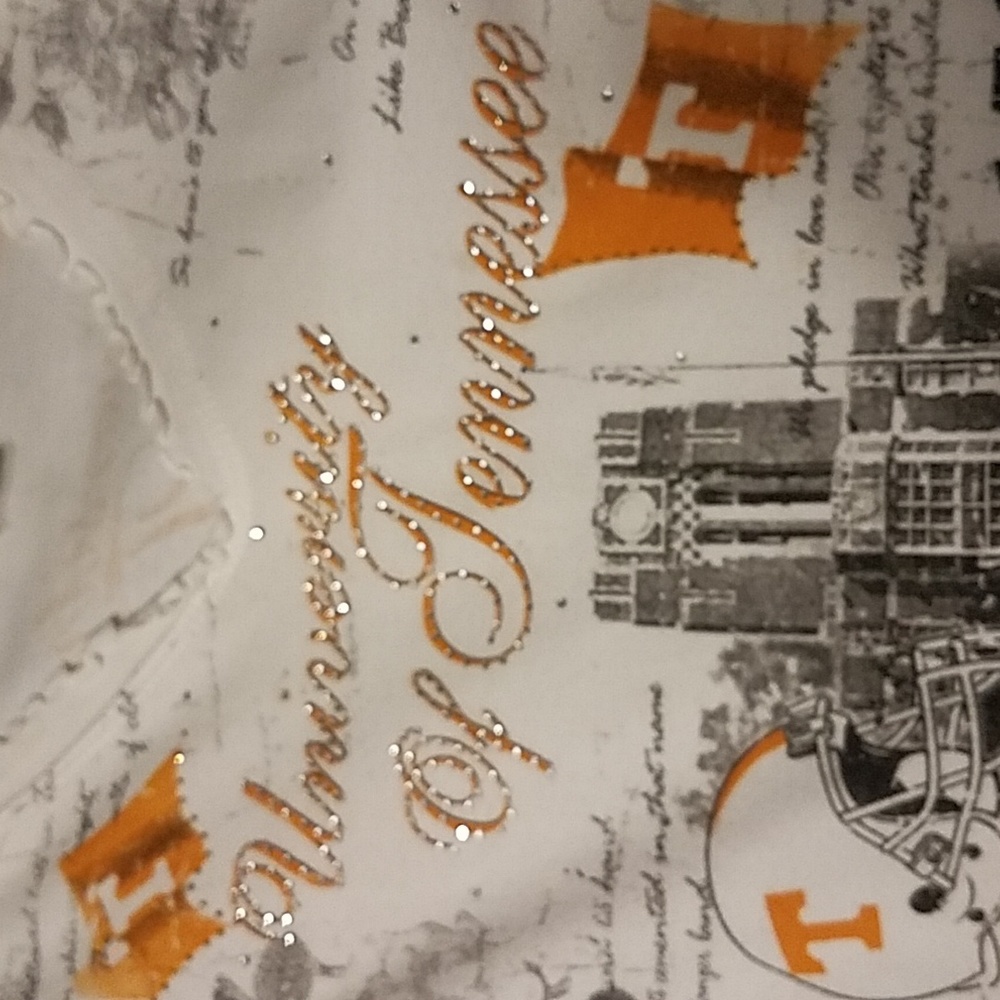EUC P MICHAEL TENN. VOLS TOP W RHINESTONES - Picture 8 of 8